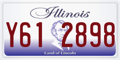 IL license plate Y612898