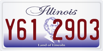 IL license plate Y612903