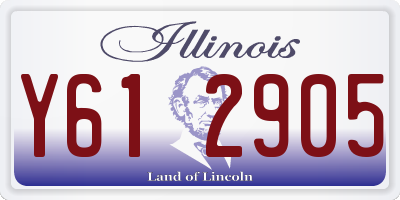 IL license plate Y612905