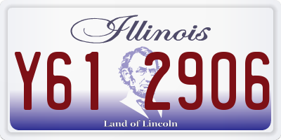 IL license plate Y612906