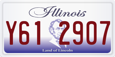 IL license plate Y612907