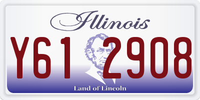 IL license plate Y612908