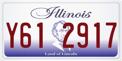 IL license plate Y612917