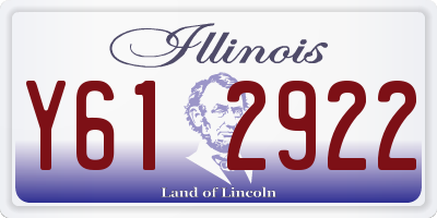 IL license plate Y612922