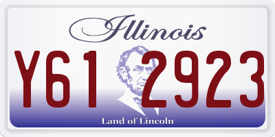 IL license plate Y612923