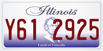 IL license plate Y612925