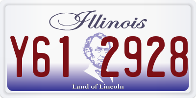 IL license plate Y612928