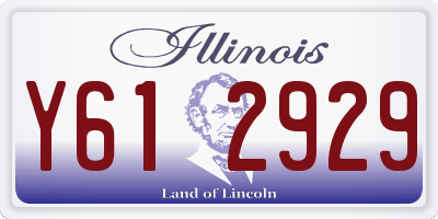 IL license plate Y612929