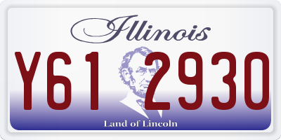 IL license plate Y612930