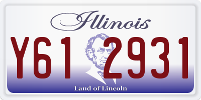 IL license plate Y612931