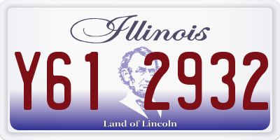 IL license plate Y612932