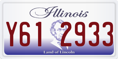 IL license plate Y612933