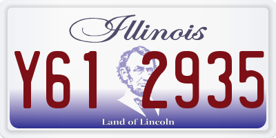 IL license plate Y612935