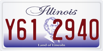 IL license plate Y612940