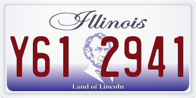 IL license plate Y612941