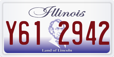 IL license plate Y612942