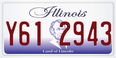 IL license plate Y612943