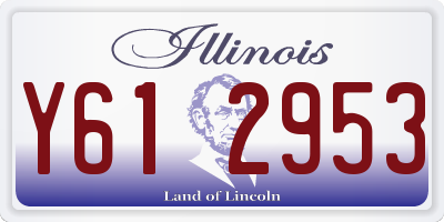 IL license plate Y612953