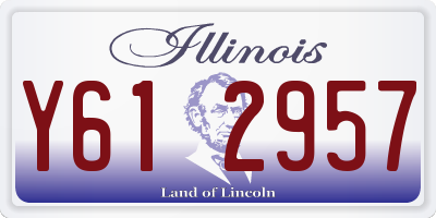 IL license plate Y612957