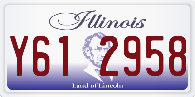 IL license plate Y612958