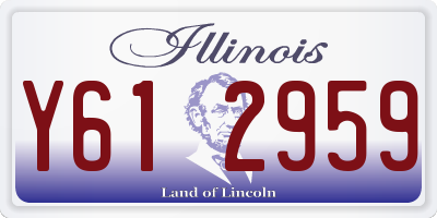 IL license plate Y612959