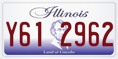 IL license plate Y612962