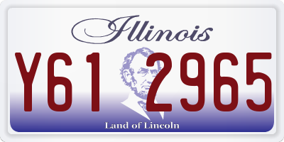IL license plate Y612965