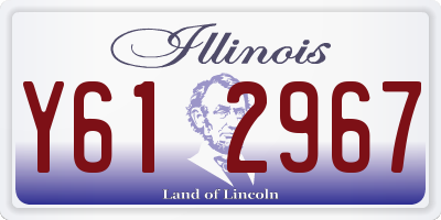 IL license plate Y612967