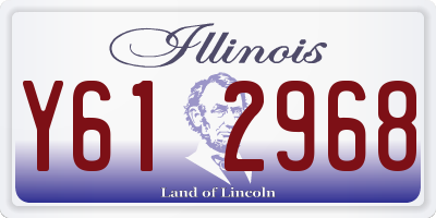 IL license plate Y612968