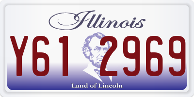 IL license plate Y612969