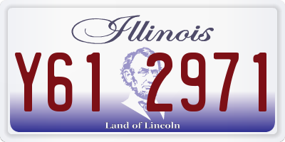 IL license plate Y612971