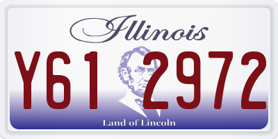 IL license plate Y612972