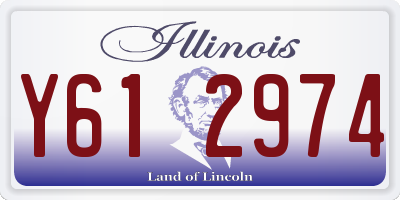 IL license plate Y612974