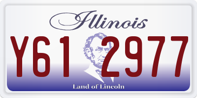 IL license plate Y612977