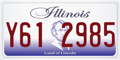 IL license plate Y612985