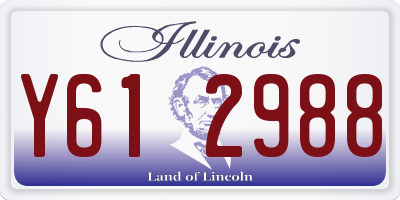 IL license plate Y612988