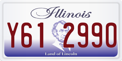 IL license plate Y612990