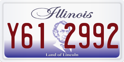 IL license plate Y612992