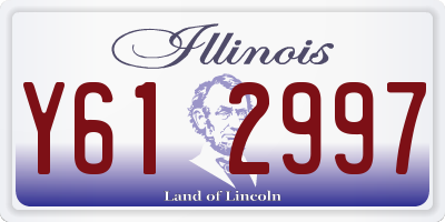 IL license plate Y612997