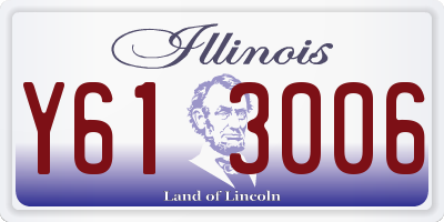 IL license plate Y613006