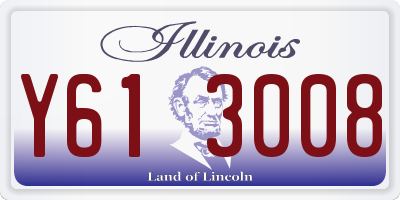 IL license plate Y613008