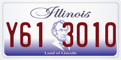 IL license plate Y613010