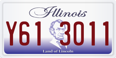 IL license plate Y613011