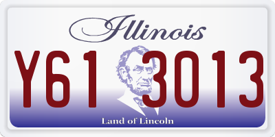 IL license plate Y613013