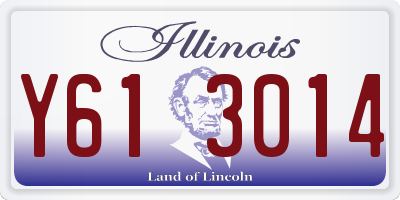IL license plate Y613014