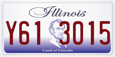 IL license plate Y613015