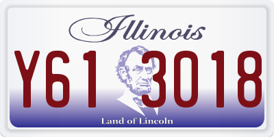 IL license plate Y613018