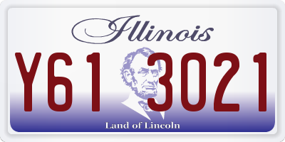 IL license plate Y613021