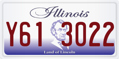 IL license plate Y613022