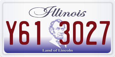 IL license plate Y613027